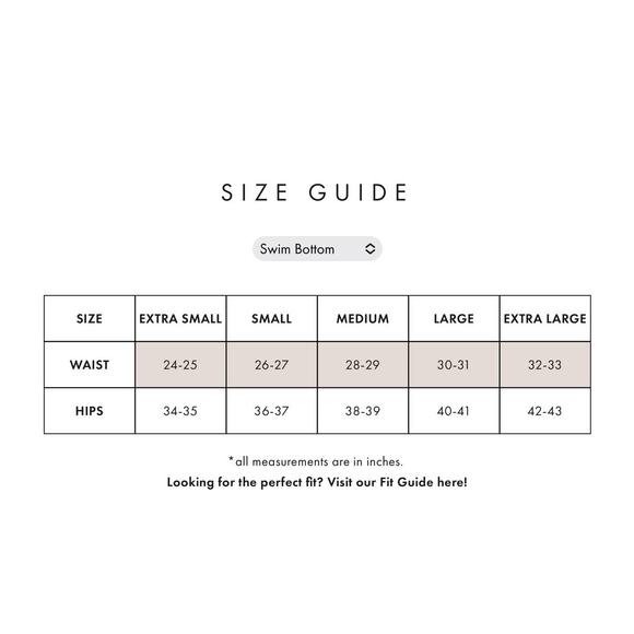 NWT! L*Space Eco Chic Econyl Whiplash Bikini Bottom - Size Small - Picture 9 of 9